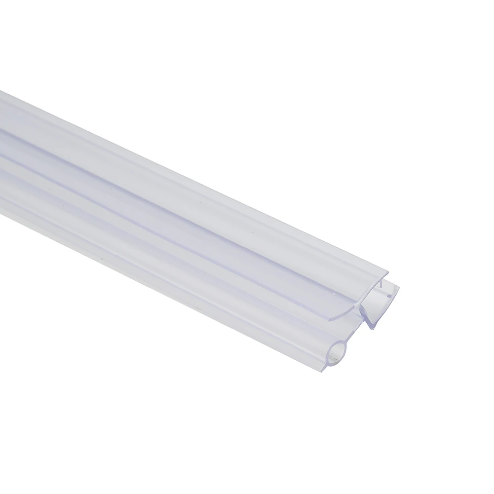 

2 Pcs 50cm Replacement Weatherstrip Seal Shower Door Seal 6/8/10/12mm Water Deflector Bath Shower Screen Door Seal Strip