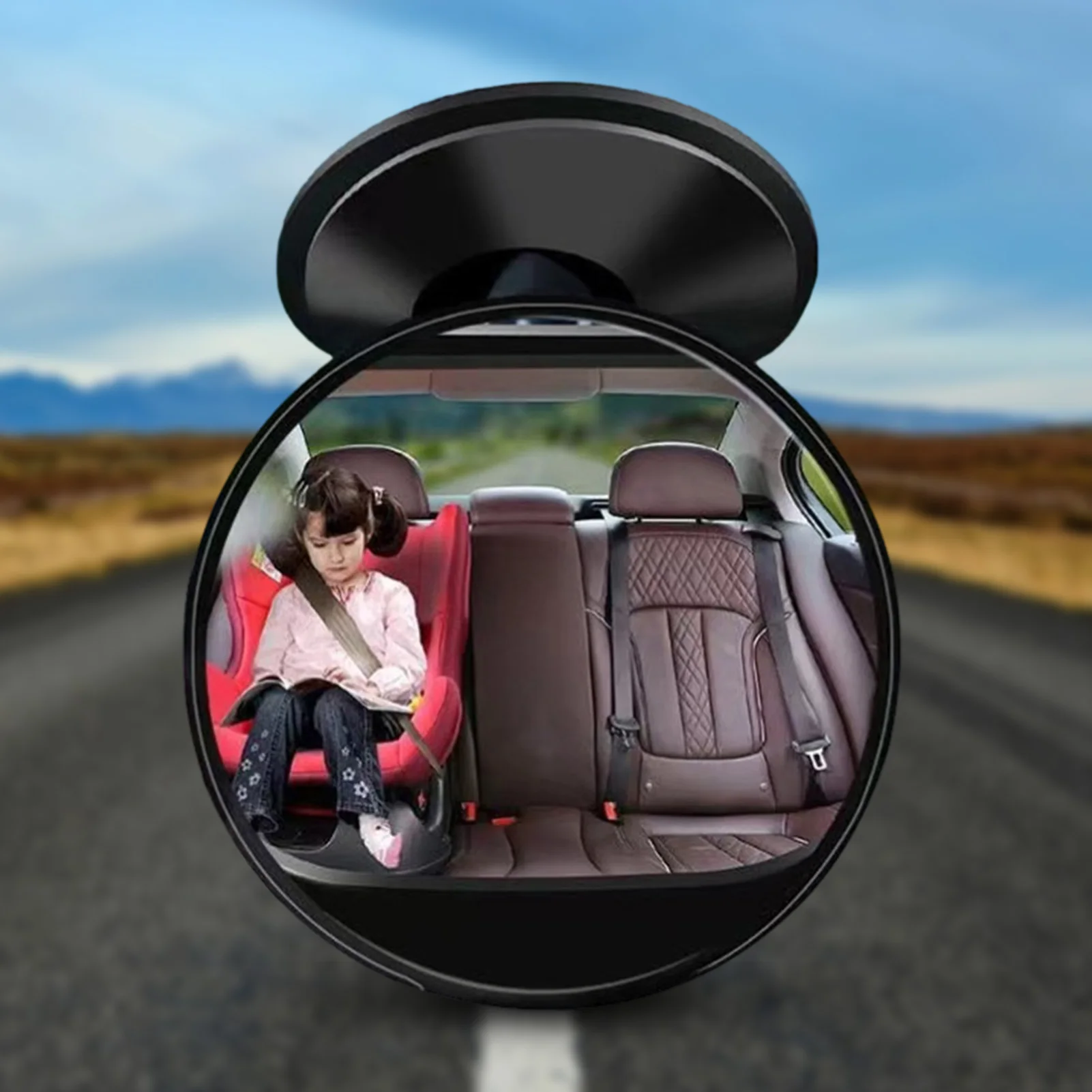 F-Best-Rétroviseur intérieur automobile pour bébé, petit miroir convexe à  clipser, réglable face à l'arrière, siège de voiture - AliExpress