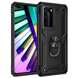 All-In-One Heavy-Duty Shockproof Armor Case for Huawei Nova 4e (Black)