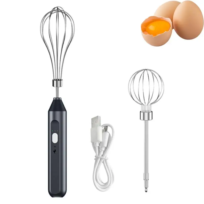 

Новинка, Электрический мини-блендер для молока, беспроводное портативное устройство для взбивания яиц, ручной миксер с венчиком, Погружной блендер, венчик для кофе, венчик для взбивания яиц