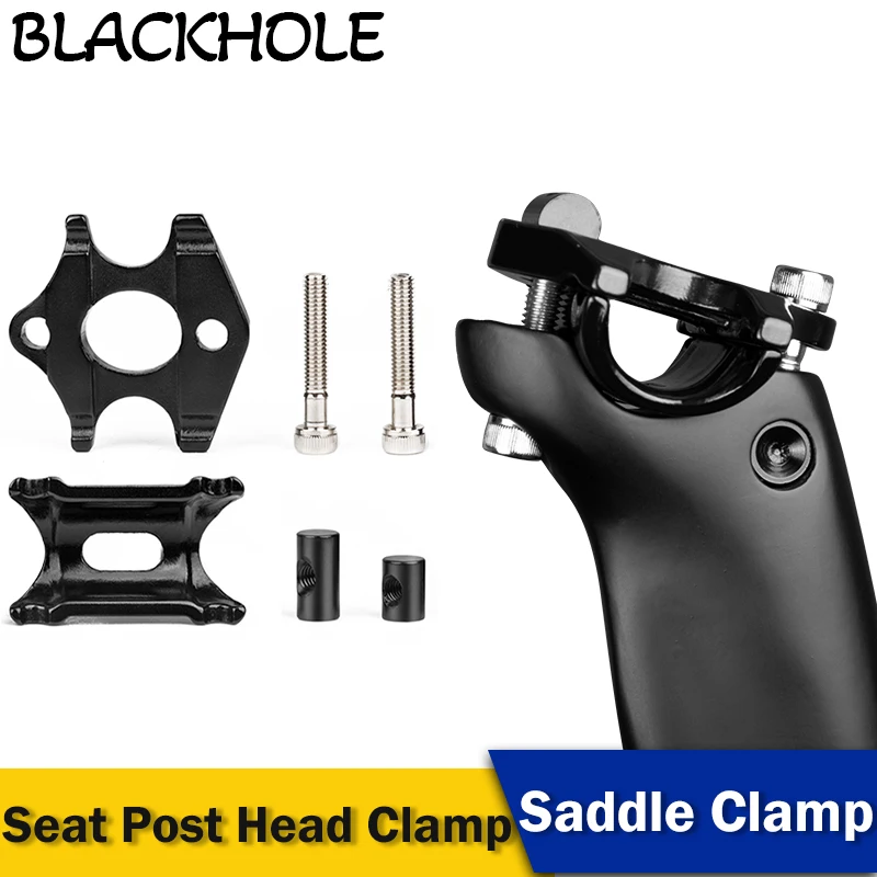 Bike Seat Post Head Clamp MTB Road Bicycle 7*7mm Round Bow Clamp 7*9mm Oval Bow Seat Post Repair Head Clamp Saddle Base Adapter