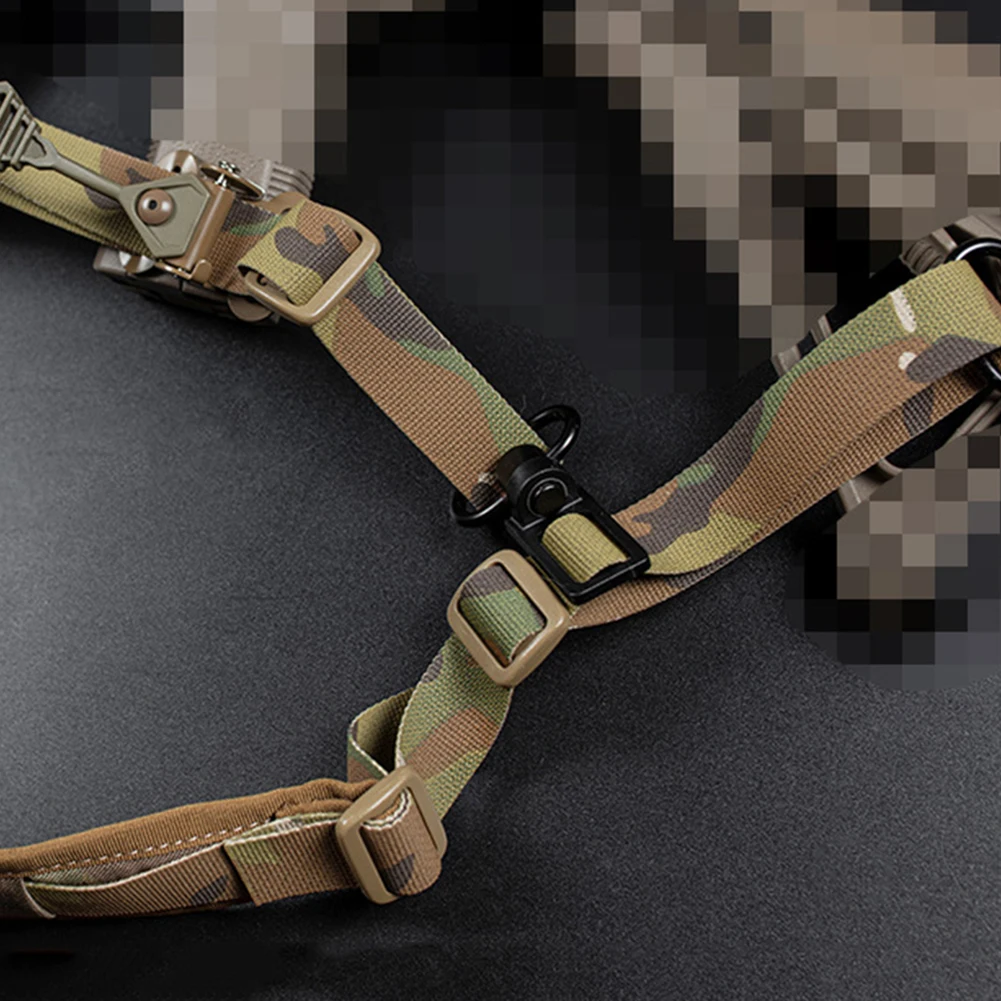 

2 To 1 Point Sling Adapter Nylon Metal Convert Slings Adapter Quick Convert Portable for QD Swing Swivels Hunting Accessories