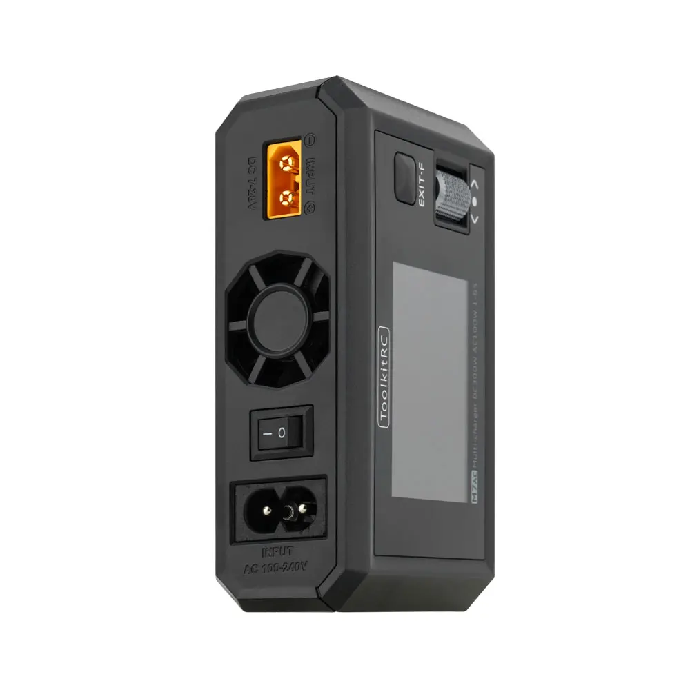 ToolkitRC M7AC 100W AC / 300W DC Input XT60 XT30 Output Multifunction Suppot Dual Smart Charger Signal Tester Drone Charge