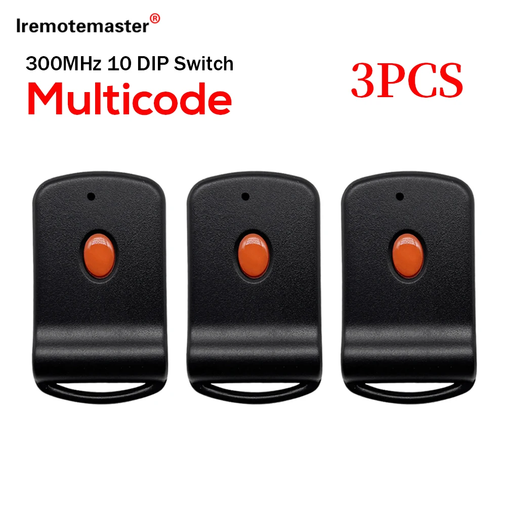 

3PACK For Multi-Code 3089 garage door opener MultiCode 308911 Linear MCS308911 Garage Gate Remote 300mhz