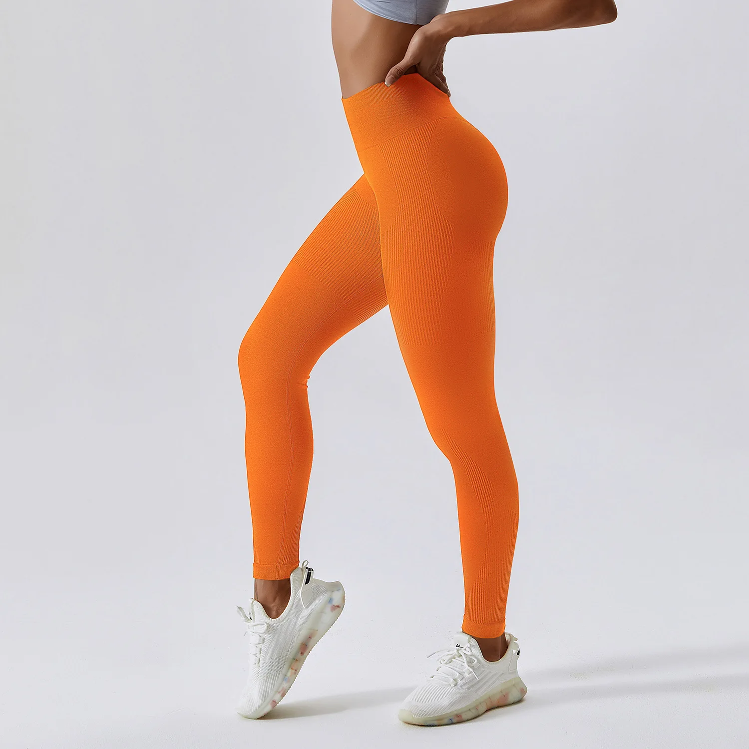 South Beach seamless contour leggings in ginger