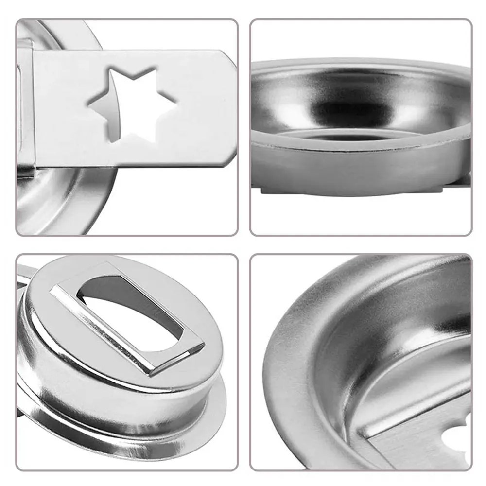 Stainless Steel Meat Grinder Accessories Metal DIY Cookie Cake Mold Parts Durable Biscuits Metal Grinder Parts Mold Tools cookie cutter baking mold cookie mould cookie printing mold baking decorating tools cookie maker press kit cake lace mold dumpling skin mold