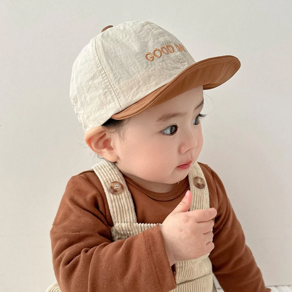 New Summer Letter Baseball Cap Soft Quick-drying Baby Peaked Hat Thin Breathable Children Visors Cap Toddler