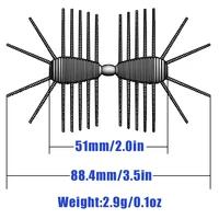 B&U Larva Soft Lures 50mm 2