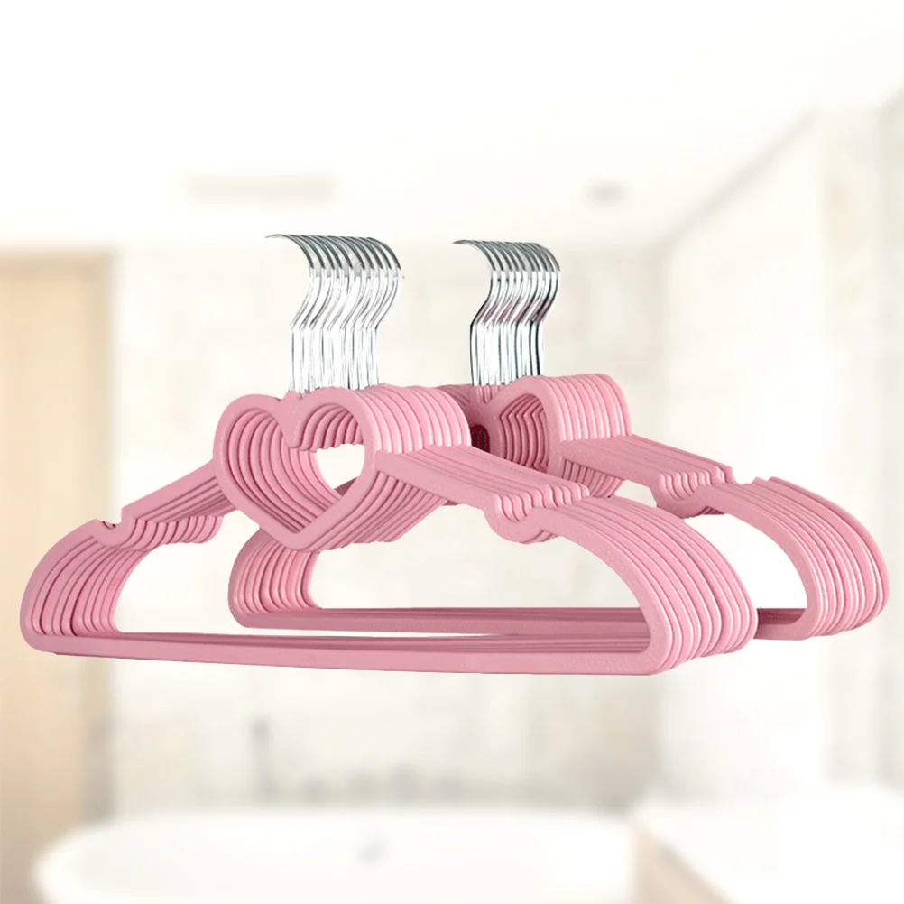 

20 PCS Practical Hanger Clothes Simple Girls Jacket Coat Hangers Drying Rack Non-Slip