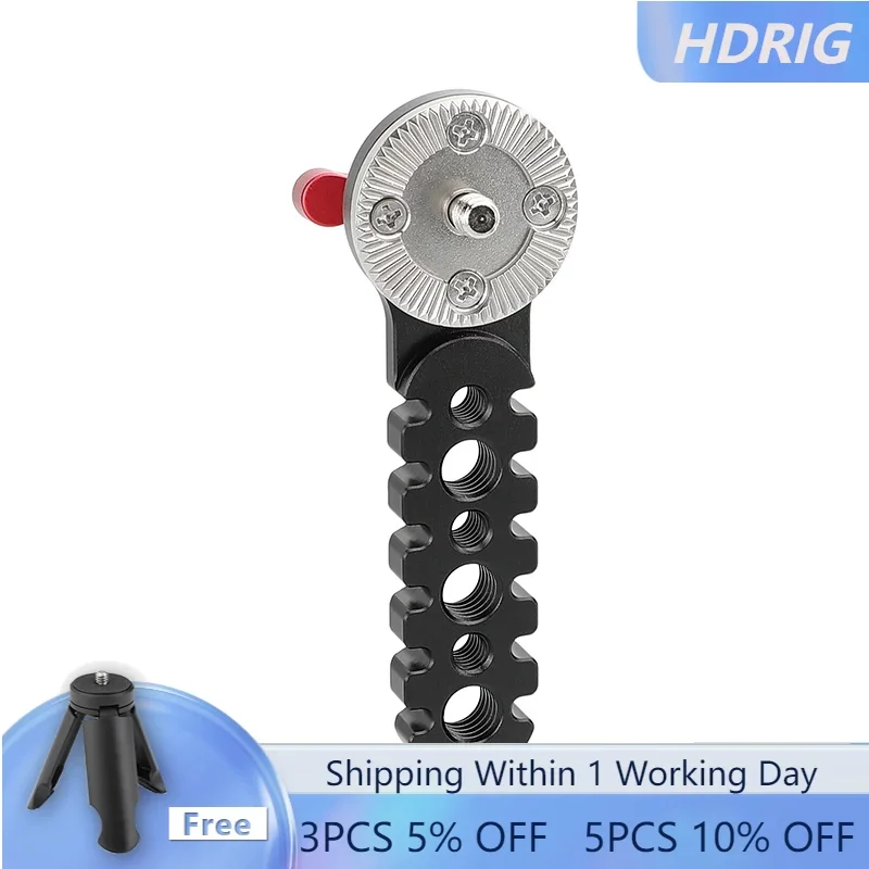 NICEYRIG ARRI Standard Rosette Handle Grip W/ Dogbone Arms For - Foto 3