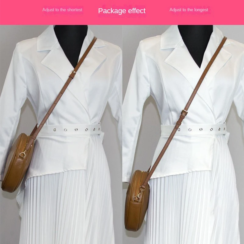 DIY Detachable Bag Handle Replacement Bags Strap Women PU Leather Shoulder Bag Parts Handbag Belts Strap Bag Accessories