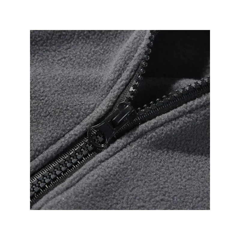 Mens Tactical Outdoor Polar Fleece Jacket Hunting Clothes Warm Zipper Pullover Man Windproof Coat Thermal Hiking Camping Sweater