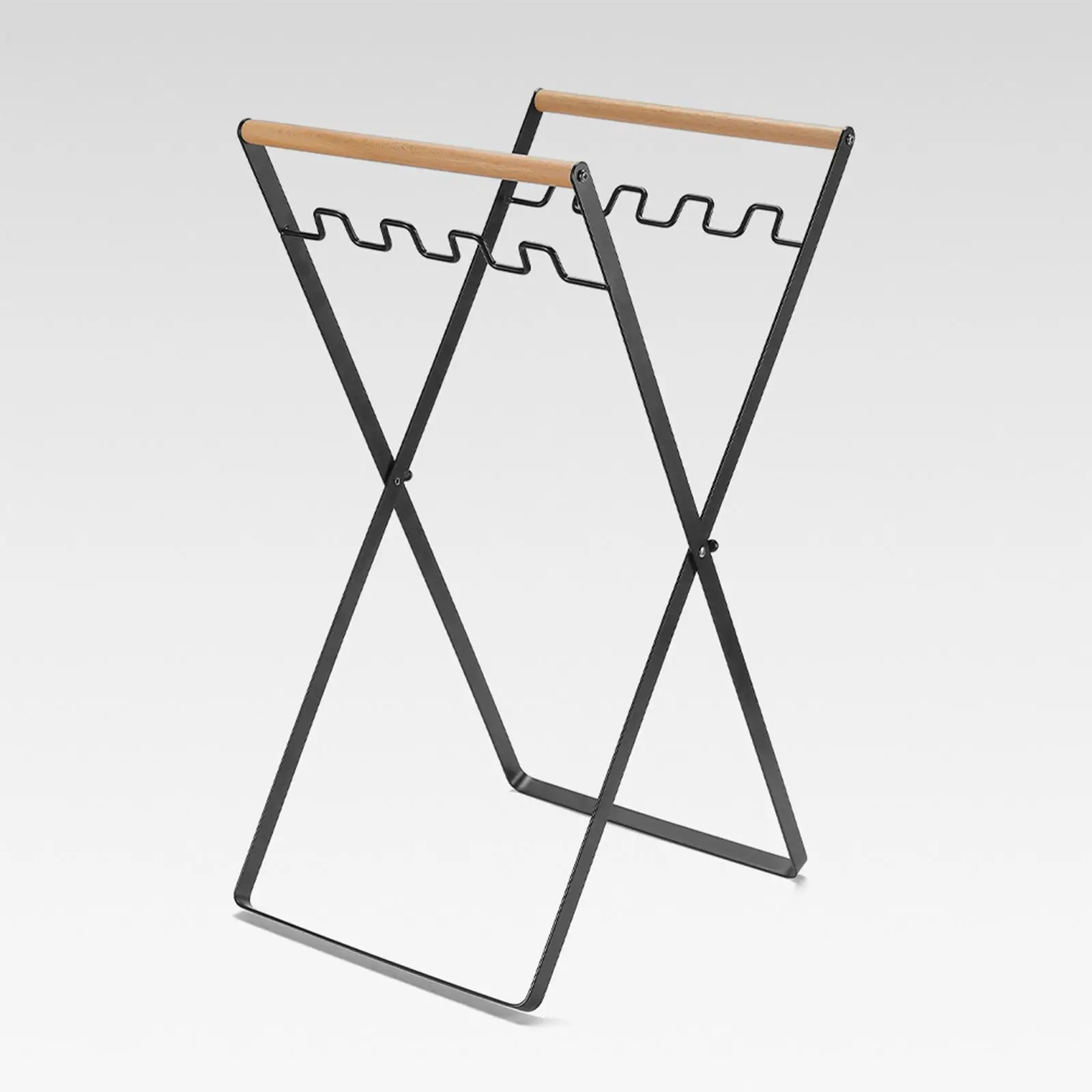 Collapsible Trash Can Stand Support Garbage Bag Holder for Picnic
