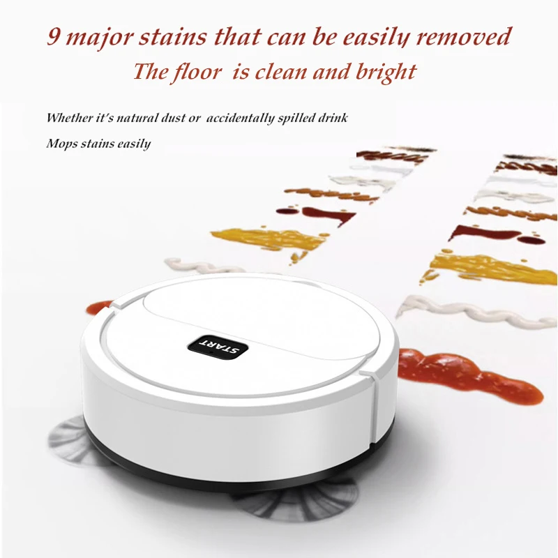 Xiaomi MIJIA Automatic Sweeping Robot Rechargeable Sweeping Machine 3in1 Wet Dry Double-use Intelligent Robot For Home Sweeping Robot