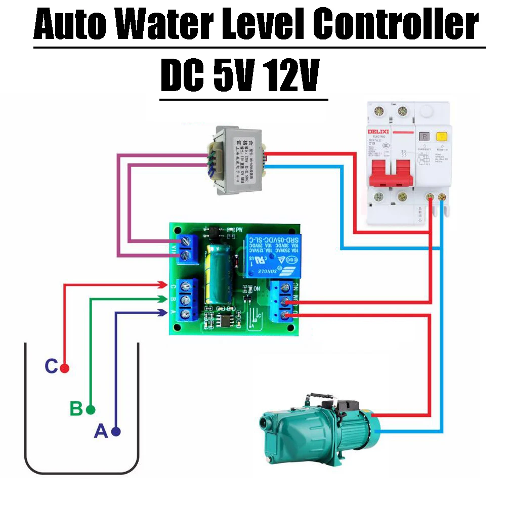 DC-5V-12V-Water-Level-Automatic-Controller-Liquid-Sensor-Switch ...