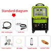High Standard Quality Welder Portable Digital Aluminum Inverter MIG/CO2  Welding Machine 220V MIG-218G 2