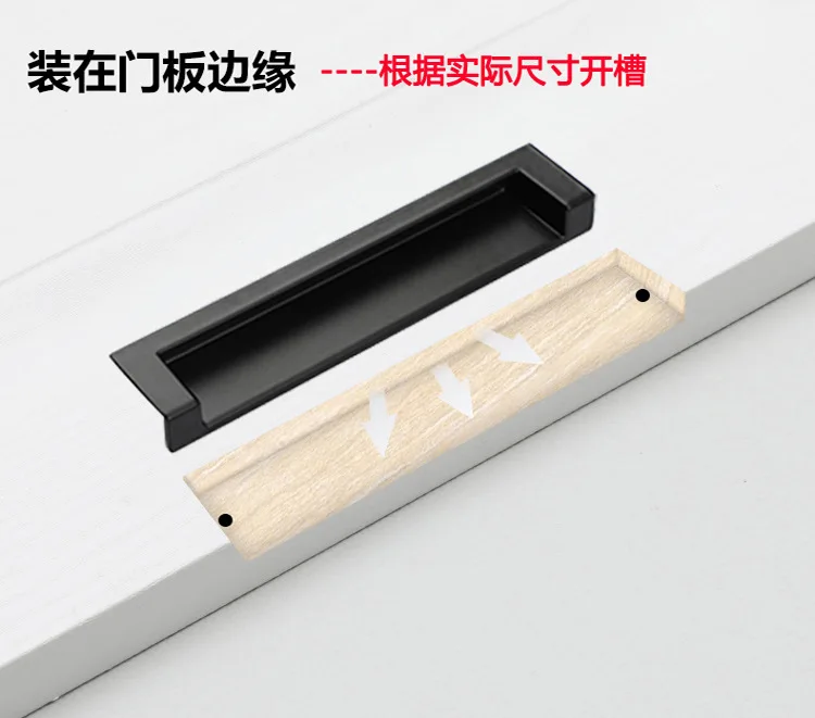 Maniglie Invisibili Per Armadio In Lega Alluminio - 8 Pezzi Da 50mm, Colore Bianco - Foto 7