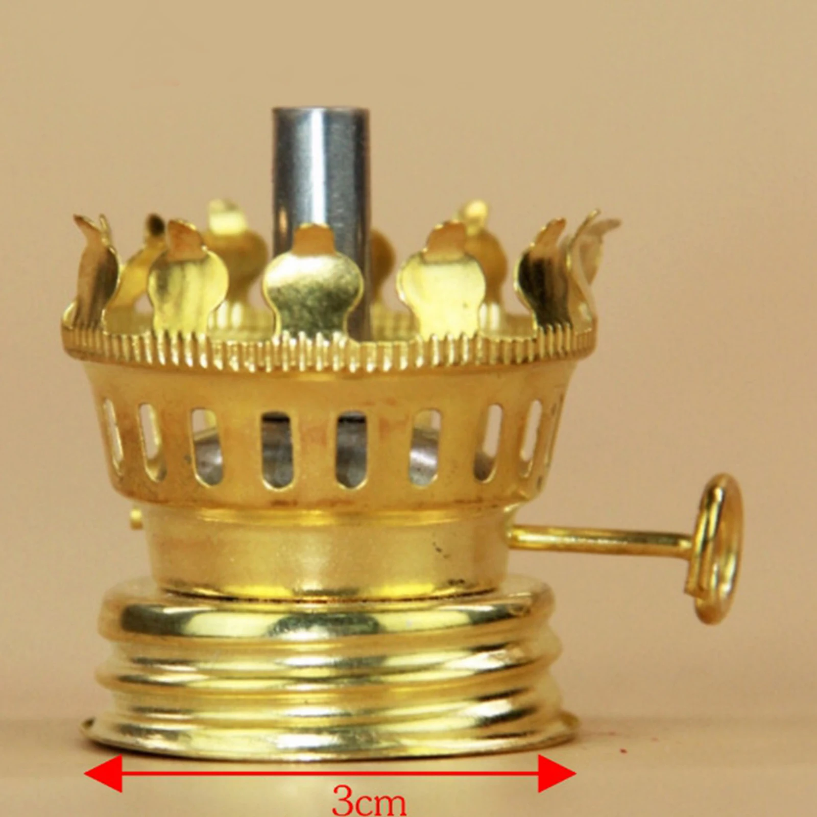 Oil Lamp Burner Retro Candle Vintage Glass Lamp Oil Holder Adjustable Burner for Glass Light alcohol lamp