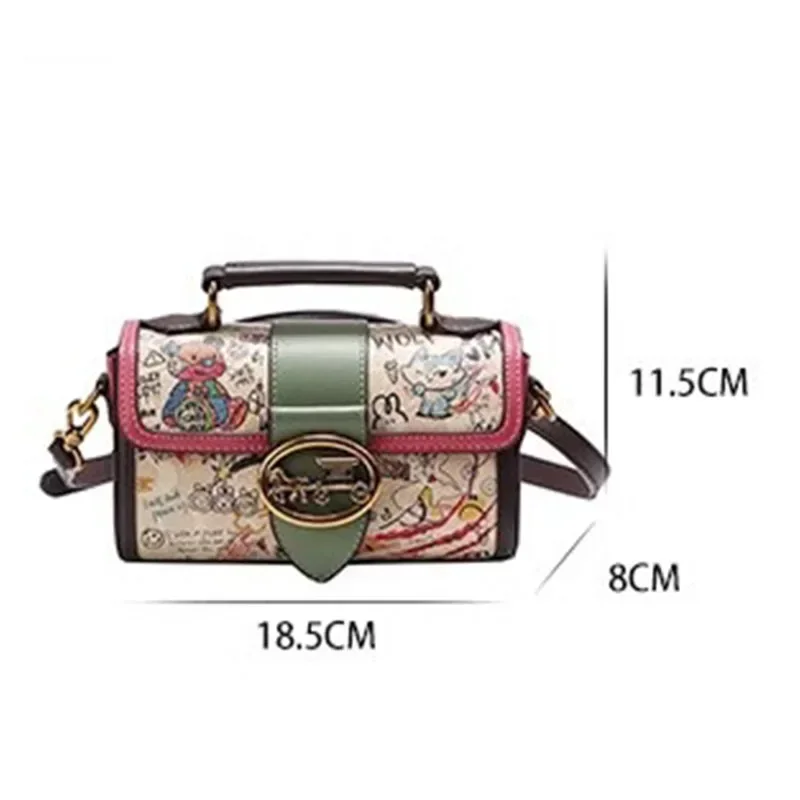 حقائب كتف نسائية بتصميم مميز، بأبعاد 18.5*8*11.5 س...