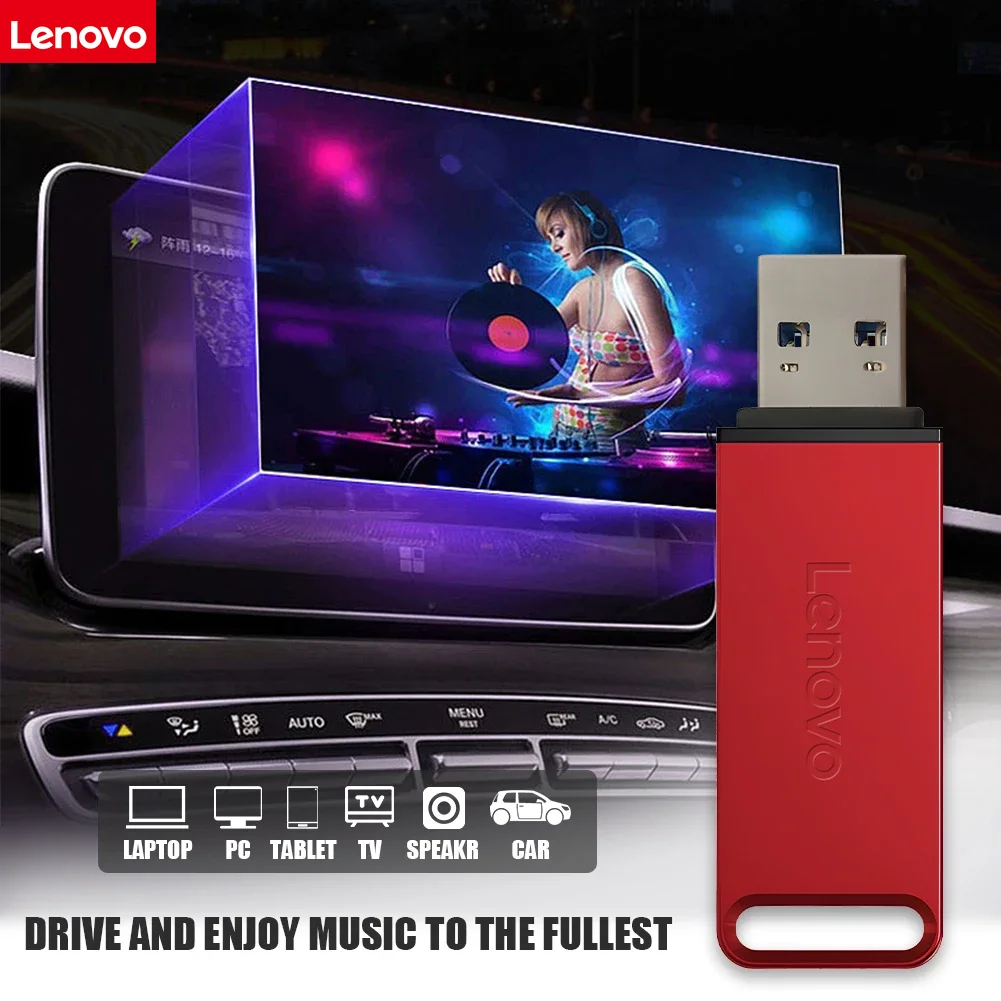Lenovo 16TB USB 3.2 Flash Drive High Speed Metal Pendrive OTG High Speed Pendrive Portable Ssd Memories For Cellphone Laptop PC