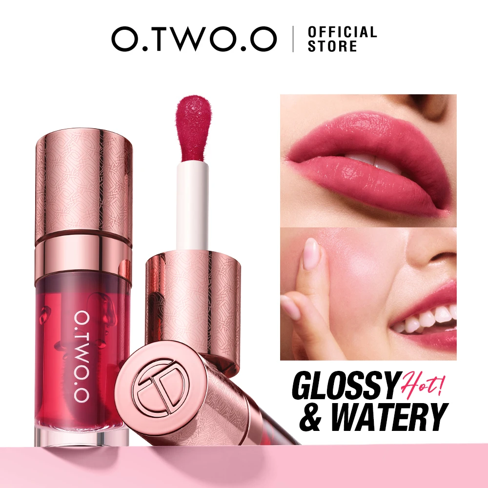 Radiant Liquid Lip & Cheek Tint - Moisturizing, Long-lasting, Lightweight Gloss