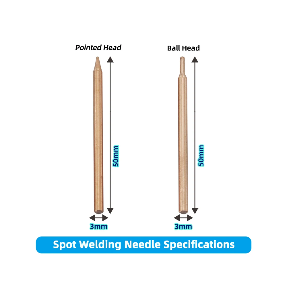 Spot Welding Pen 7AW 40cm Welder Machine Accessory for Diy 18650 Battery DIY Lithium Battery Spot Welder Pen Can Be Replaced Tip