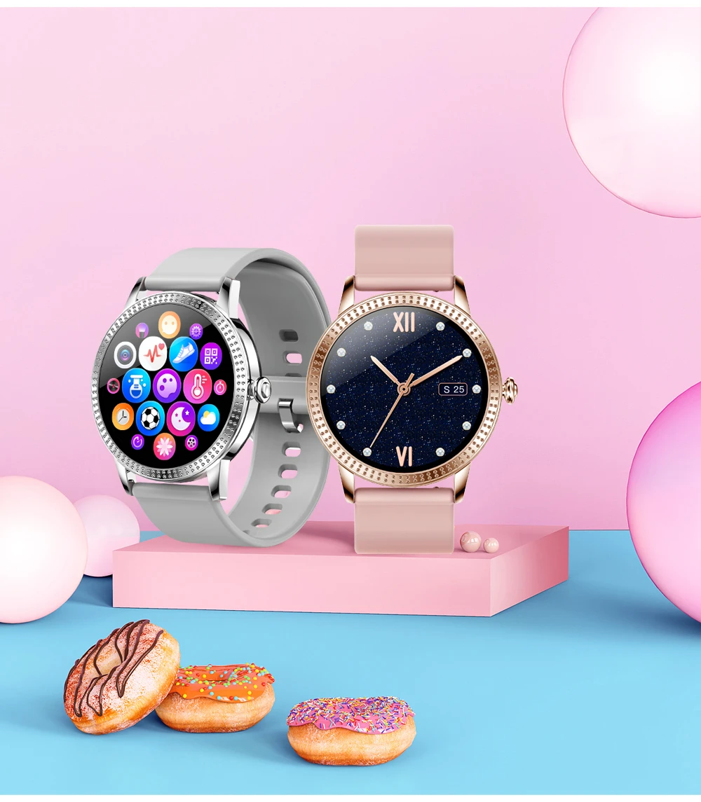 CF18P Men Women Fashion Smart Watch Full Touchscreen Waterproof Pedometer Heart Rate Blood Pressure Reminder Couple Smartwatch