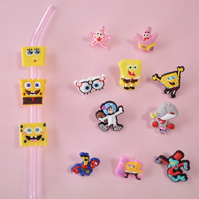 20PCS/set anime straw toppers fit 8-12mm straws hot selling anime cute  straw topper charms - AliExpress