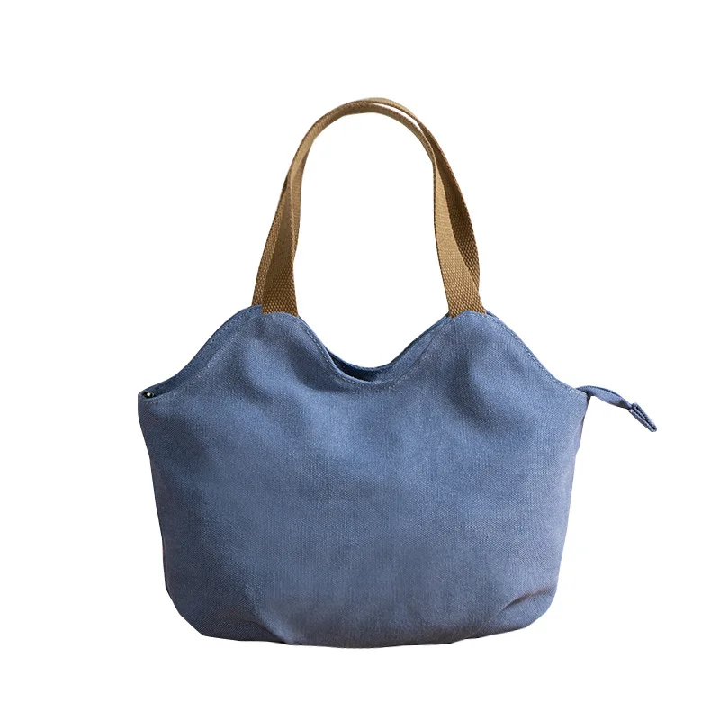 Handbag, exquisite small bag, artistic vintage canvas bag, small canvas