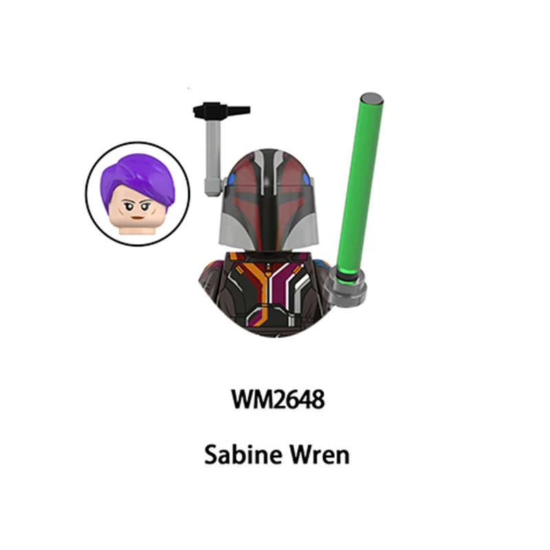 Конструктор WM6174 Baylan Skoll, фигурки Сабин Wren, блоки, охранник, фигурки тэун, Морган, Элсбет, мини-Гон, Hati, игрушки