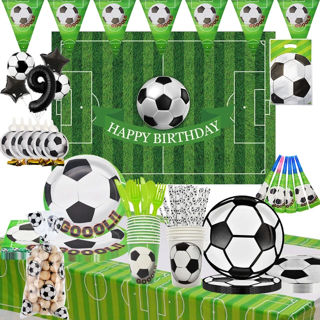 KSCD Supplies Décorations de fête d'anniversaire de football