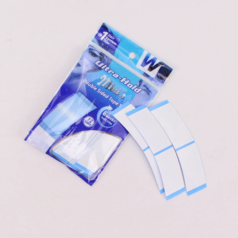 Ultra Hold Double-Sided Hair System Tape Tabs for Lace Fronts and Hair Extensions (72 Tabs)