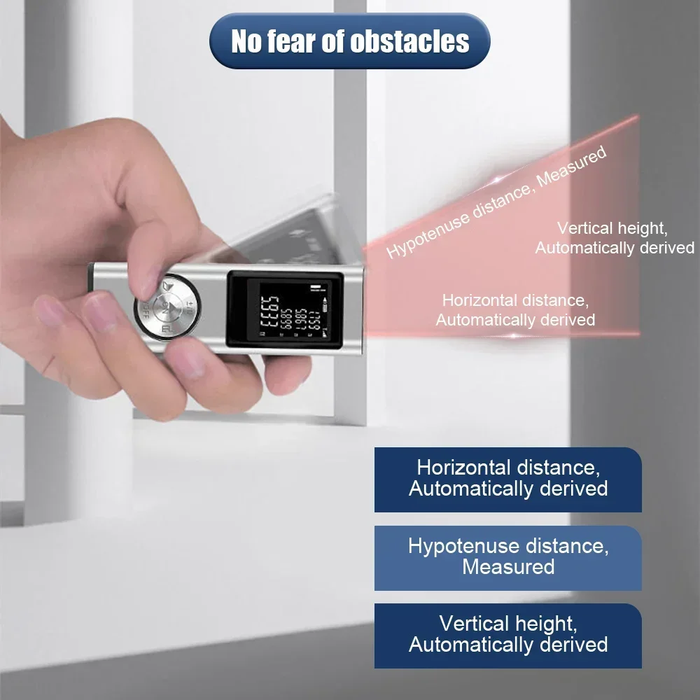 Laser medidor de distância rangefinder laser fita medida digital laser rangefinder ângulo medida range finder ferramenta de construção