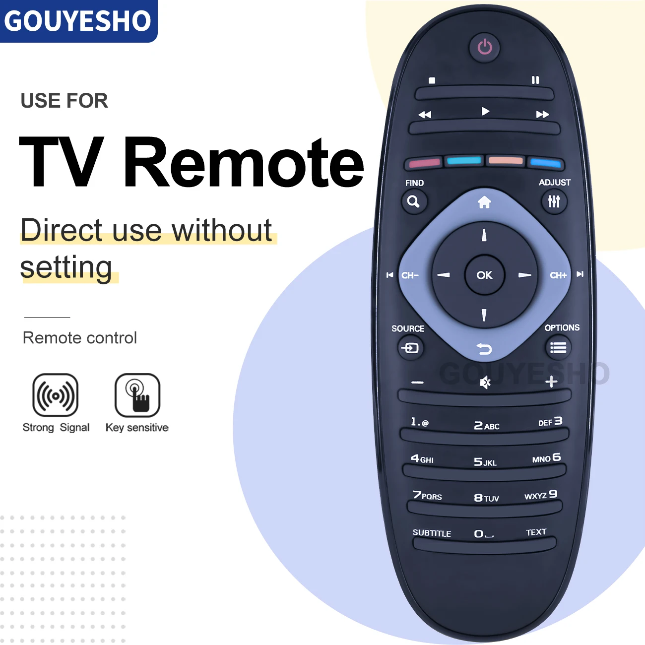 Nuovo Telecomando 242254990301 Adatto Per Tv Lcd Led Philips 32 Pfl9606 37 Pfl9606 40 Pfl9606 46 Pfl9706 50 Pfl7956 52 Pfl9606 58 Pfl9956