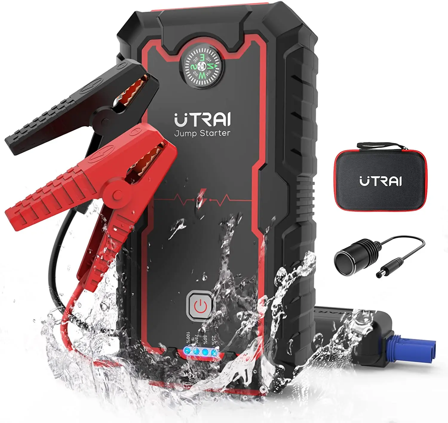 Utrai Car Jump Starter 12V Battery Booster Portable Power Pack Strumenti Per Veicoli Di Vendita Caldi Jumpstart Manufacturing Factory