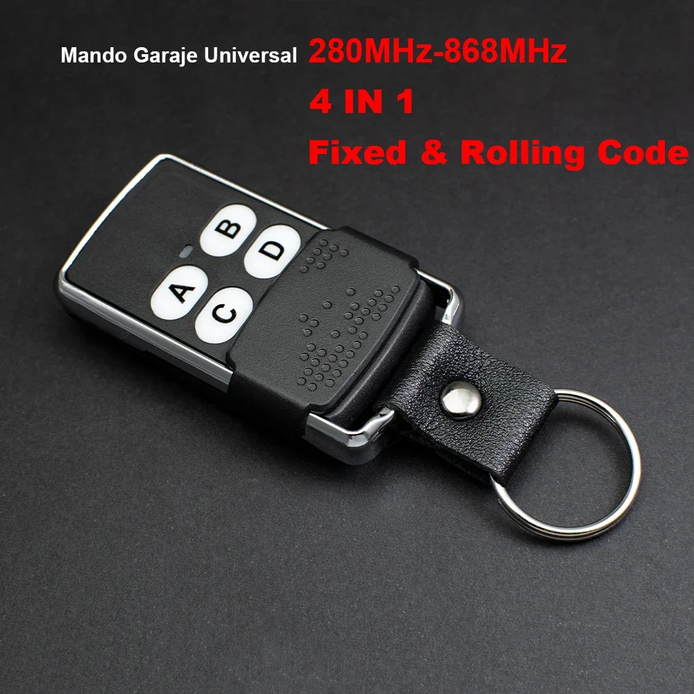 4 IN 1 Multifrequency Garage Door Remote Control Duplicator Auto Scan 280-868MHz Variable Code Grabber Electronic Electric Gate 4