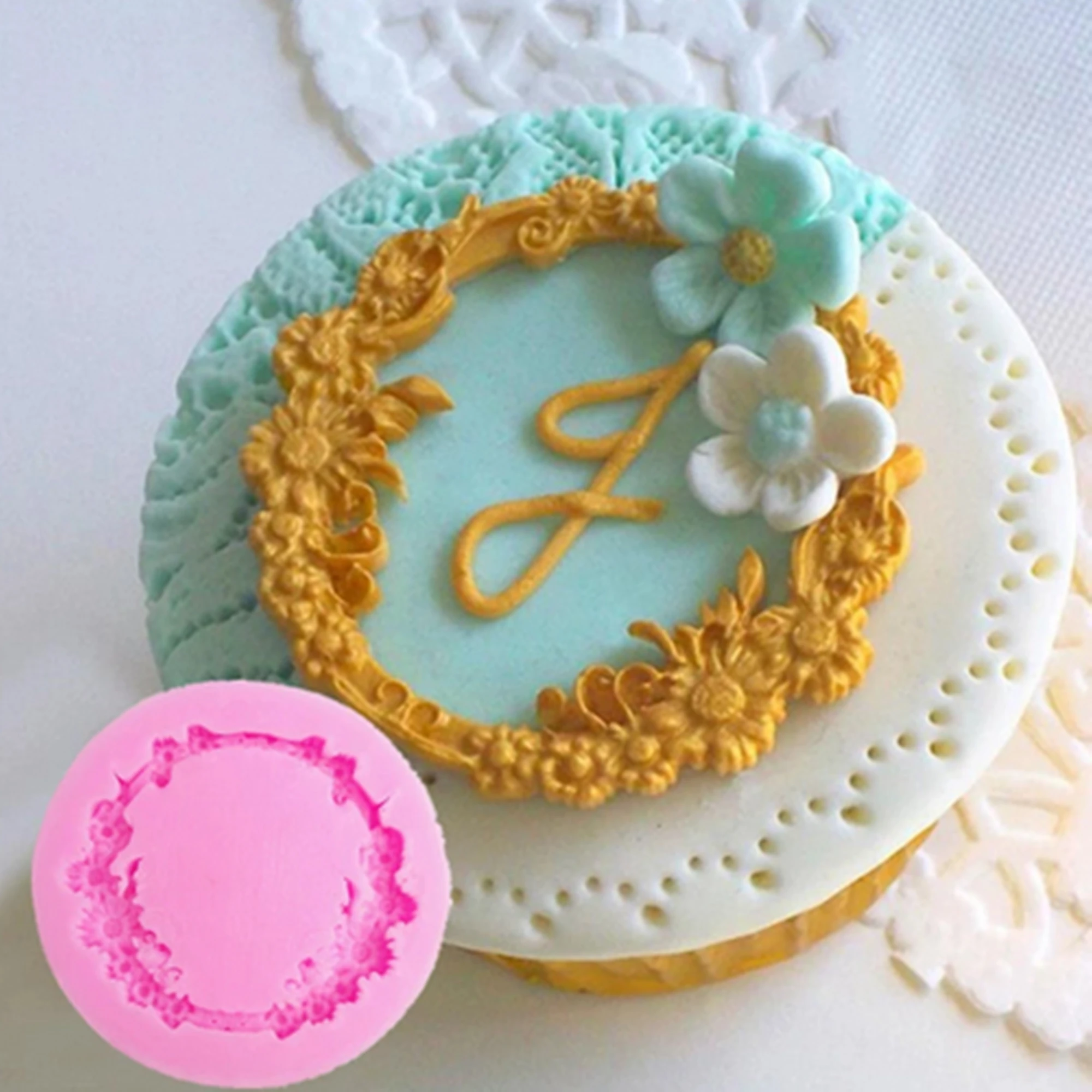 

Flowers Silicone Molds Cake Decorating Fondant Mold DIY Baking Clay Candy Chocolate Gumpaste Moulds Kitchen Tools M037