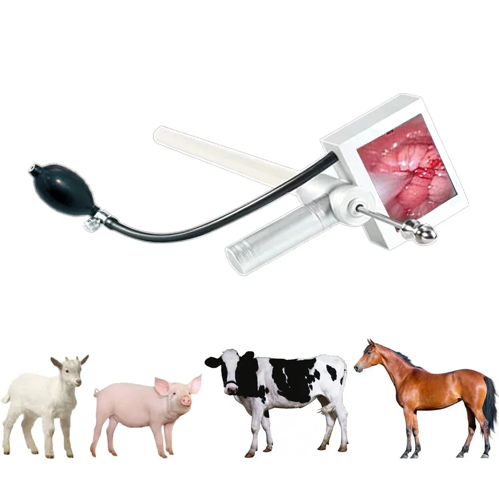 Veterinary Digital Artificial Insemination Gun Endoscope Sperm Insemination Tool