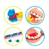 Doctor Dental Mold Toy Set Plasticine Tooth Simulation Role Play House Pretend Clay Tool Educational Toys for Children Gift 5