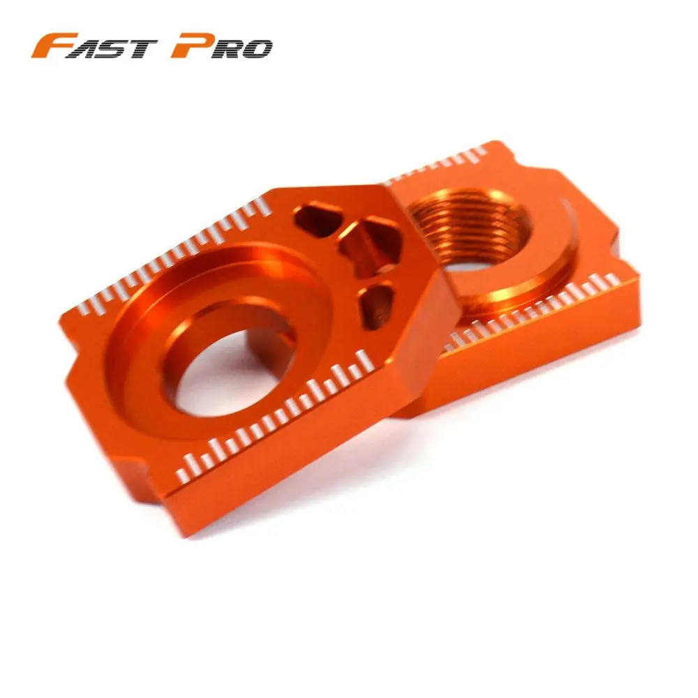Motorcycle CNC Rear Chain Adjuster Axle Block for KTM 125 200 250 300 350 450 SX SX-F XC XC-F 2013-Motocross dirt bike motorcycle chain adjuster
