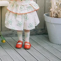 Toddler Knee High Sock New Autumn Korean Brand Infant Baby Boy Girls Socks Anti Slip Skid Resistance Leg Warmers Cotton Stocking 4
