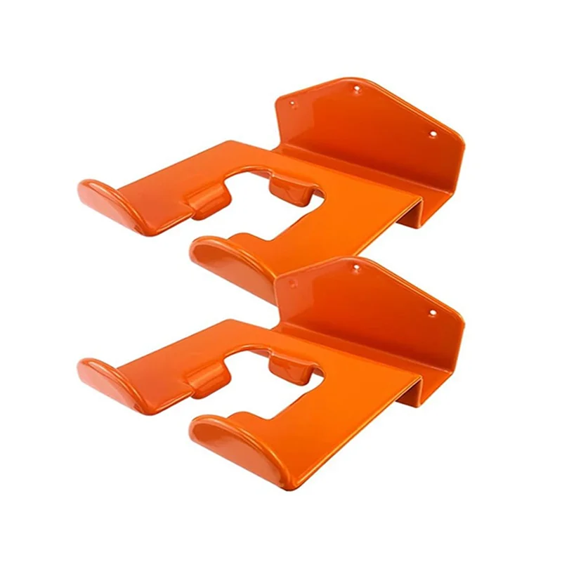 HOT-Garage Wall Hooks 2Pcs Garage Hooks Utility Double Heavy Duty Wall Mount Garage Storage Organization Tool Hangers