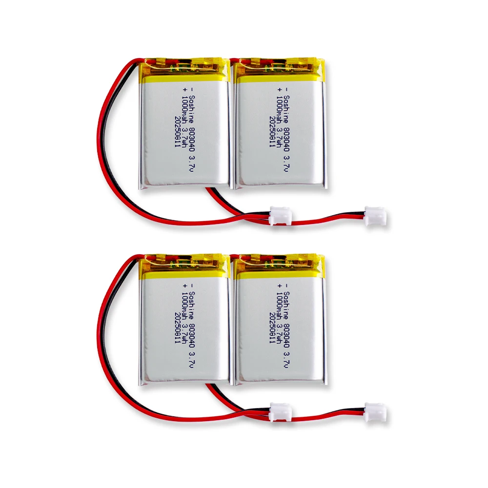 3.7V 1000mAh LIPO Batteries for Remote Control iPod Bluetooth Speaker GPS