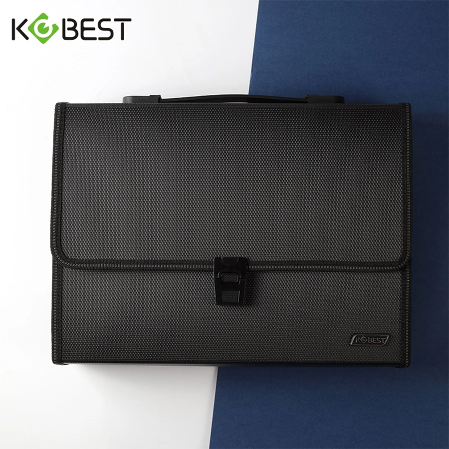 File Folder 26 Grid Thickening Expanding File Folder A4 Paper Holder Office Document Organizer Waterproof Case For Documents