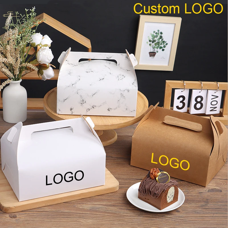 10/20pcs Foldable Cake Sandwich Baking Packaging Boxes For Wedding ...