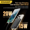 Essager Thin Wireless Power Bank Magnetic 20W 10000mAh Portable Fast Charging External Battery for Magsafe For iPhone16 15 14 13 3