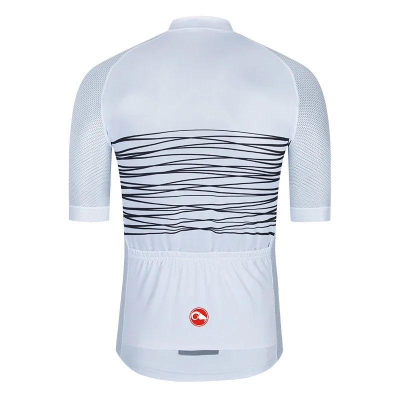Summer Cycling Jersey Road Bike Shirt Men's Cycling Short Sleeve MTB Bike Clothing maillot ciclismo Hombre Team shirt