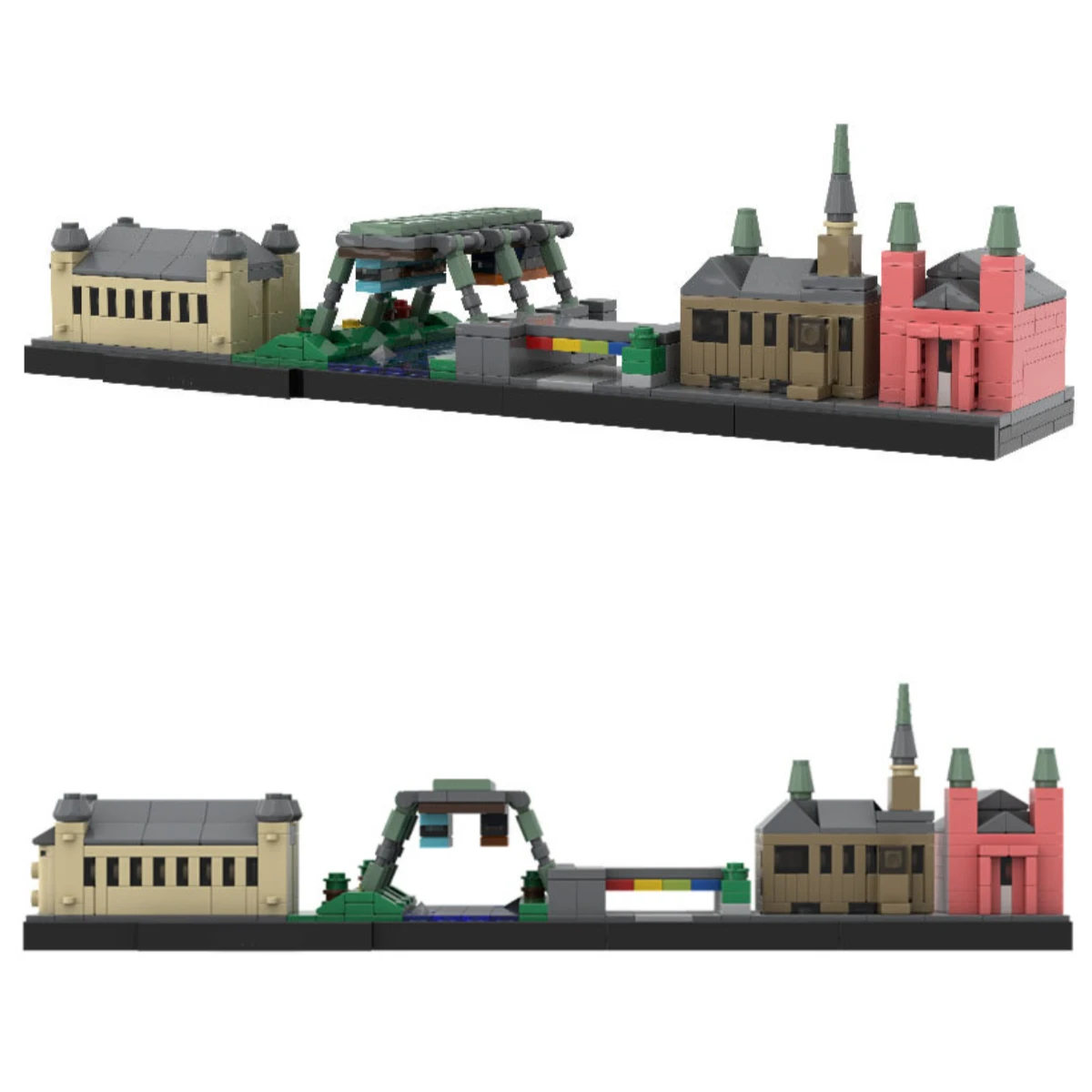 Landmark Architecture Germany Industrial City Building Blocks Toy_voghion.com