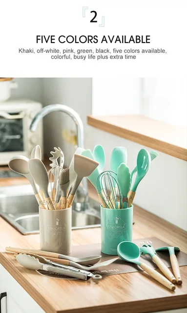 Kemorela Wooden Kitchen Utensils Including Spatulas Ladle - Temu