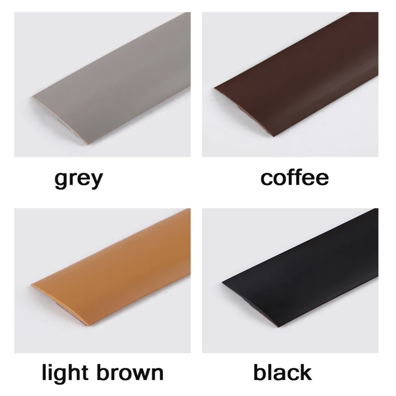 PVC Floor Edge Pressing Strip Anti-collision Threshold Strip Door Joint Pressing Strip Floor Stickers Carpet Edge Gap Shielding images - 6